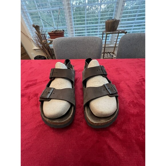 Betula Suede Leather Slingback Sandals - Male Size 12